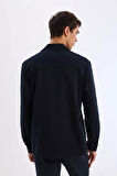 DeFacto Regular Fit Çift Cepli Twill Uzun Kollu Gömlek E7689AX25SPNV82