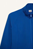 DeFactoFit Fitted Dik Yaka Sporcu Fermuarlı Sweatshirt Hırka E7755AX25SPBE457