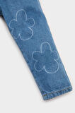 DeFacto Kız Bebek Paperbag Çiçekli Jean Pantolon E7830A525SPBE394