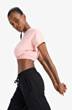 DeFactoFit Cropped Fit Bisiklet Yaka Baskılı Sporcu Kısa Kollu Tişört D9035AX25SPPN243