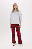 DeFacto Coool Oversize Geniş Kalıp Fermuarlı Dik Yaka Baskılı Kalın Sweatshirt E9281AX25SPGR256