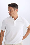 DeFacto Regular Fit Kısa Kollu Basic Düz Pike Kumaş Polo Tişört C1293AX25SPWT34