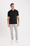 DeFacto Regular Fit Kısa Kollu Basic Düz Pike Kumaş Polo Tişört C1293AX25SPBK81