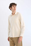 DeFacto Regular Fit Polo Yaka Pamuklu Uzun Kollu Gömlek D6100AX25SPER140