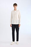 DeFacto Regular Fit Polo Yaka Uzun Kollu Gömlek D7394AX25SPER77