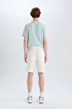 %100 Pamuk Regular Fit Bermuda Şort