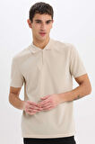 DeFacto Regular Fit Polo Yaka Fermuarlı Kısa Kollu Polo Tişört E4233AX25SMBG737