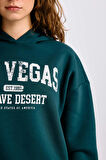 DeFacto Regular Fit Kapüşonlu Baskılı Kalın Kumaş Sweatshirt E3331AXNSGN86