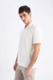 DeFacto Regular Fit Polo Yaka Krinkıl Kısa Kollu Tişört E1207AX25SMER85