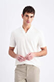 DeFacto Regular Fit Polo Yaka Krinkıl Kısa Kollu Tişört E1207AX25SMER85