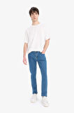 DeFacto Carlo Skinny Fit Ekstra Dar Kalıp Normal Bel Ekstra Dar Paça Jean Pantolon E3712AX25SPNM28
