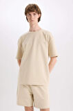 DeFacto Slim Fit Dar Kesim Dar Paça Basic Düz Şort B8674AX25SPBG702