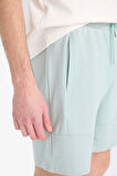 DeFacto Slim Fit Dar Kesim Dar Paça Basic Düz Şort B8674AX25SPGN1093