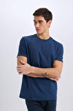 DeFacto New Regular Fit Bisiklet Yaka Basic Düz %100 Pamuk Kısa Kollu Tişört V7699AZ25SPNV241