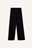 DeFacto Wide Leg Gabardin Kumaş Palazzo Pantolon Cepli Yüksek Bel Geniş Paça F1649AX25SPBK81
