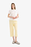 DeFacto Pijama Takımı Kısa Kollu Üst Esnek Belli Uzun Altı-Fall in Love F1595AX25SMYL118