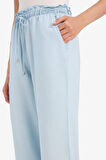 Pull On Culotte Yüksek Esnek Belli Tensel Yıkamalı Pantolon