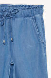 DeFacto Pull On Culotte Yüksek Esnek Belli Tensel Yıkamalı İnce Jean Pantolon D8241AX25SMNM28