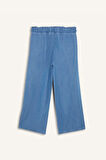 DeFacto Pull On Culotte Yüksek Esnek Belli Tensel Yıkamalı İnce Jean Pantolon D8241AX25SMNM28