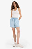 Yüksek Bel Tensel Şort