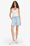 Yüksek Bel Tensel Şort