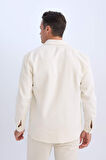 DeFacto Relax Fit Polo Yaka Flanel Uzun Kollu Gömlek D1061AX24WNER98