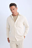 DeFacto Relax Fit Polo Yaka Flanel Uzun Kollu Gömlek D1061AX24WNER98