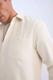 DeFacto Relax Fit Polo Yaka Flanel Uzun Kollu Gömlek D1061AX24WNER98