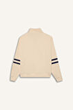 DeFactoFit Oversize Geniş Kalıp Yarım Fermuarlı Baskılı Sporcu Sweatshirt D7132AX25SPER109