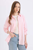 DeFacto Relax Fit Oxford Uzun Kollu Gömlek Tunik B8309AX25SPPN99