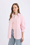 DeFacto Relax Fit Oxford Uzun Kollu Gömlek Tunik B8309AX25SPPN99