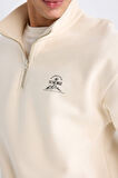 DeFacto Comfort Regular Fit Rahat Kalıp Fermuarlı Dik Yaka Baskılı Sweatshirt C6132AX25SPBG700