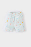 Kız Bebek Pijama Takımı Kelebek Desenli Kısa Kollu Penye Üst Beli Lastikli Şort