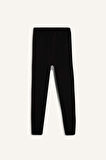 DeFactoFit Standart Fit Uzun Sporcu Jogger Eşofman Altı Cepli Beli Paçası Lastikli E3546AX24WNBK81