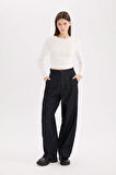 DeFacto Baggy Fit Yüksek Bel Uzun Jean Pantolon E2966AX25SPNM34