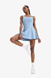 DeFactoFit Standart Fit Kalın Askılı İçi Kısa Taytlı Tenis Elbisesi E3588AX25SMBE299