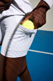 DeFactoFit Standart Fit Fermuarlı Dik Yaka Kolsuz Mini Tenis Elbisesi