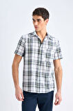 Regular Fit Polo Yaka Kısa Kollu Gömlek