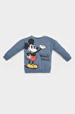 DeFacto Erkek Bebek Disney Mickey & Minnie Bisiklet Yaka Sweatshirt E4710A525SPIN87