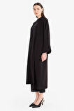 Relax Fit Basic Düz Midi Kimono
