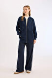 DeFacto 	Coool Wide Leg Eşofman Altı Basic Düz Beli Lastikli Geniş Bol Paça E5374AX25SPNV241