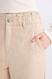 DeFacto Paperbag Gabardin Kumaş Pantolon Standart Paça Cepli S2790AZ25SPBG115