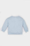 Erkek Bebek Bisiklet Yaka Baskılı Sweatshirt