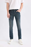 Pedro Slim Fit Dar Kalıp Normal Bel Dar Paça Jean Pantolon