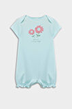 DeFacto Kız Bebek Yenidoğan Çiçekli Penye 2'li Kısa Kollu Tulum E4026A525HSWT47