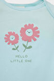 DeFacto Kız Bebek Yenidoğan Çiçekli Penye 2'li Kısa Kollu Tulum E4026A525HSWT47