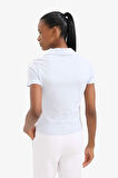 DeFactoFit Slim Fit Dar Kesim Polo Yaka Baskılı Sporcu Kısa Kollu Tişört D9299AX25SPBE337