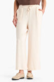 Regular Fit Cep Detaylı Geniş Paça Pantolon