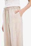 Wide Leg Çift Cepli Yüksek Esnek Belli Geniş Paça Pantolon