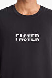 DeFactoFit Hızlı Kuruyan Slim Fit Dar Kesim Bisiklet Yaka Baskılı Sporcu Kısa Kollu Tişört F2762AX25SPBK81